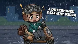 A Determined Delivery Rider| Game World Roleplay