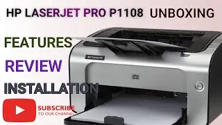 How to install hp laserjet pro p1108 printer # best budget printer Unboxing and Review