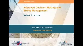 Think2Perform: Values Exercise