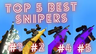 top 5 *BEST* SNIPERS in phantom forces!