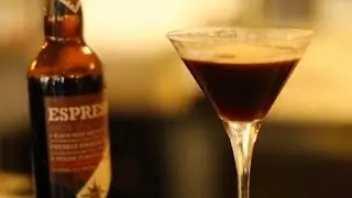 Espresso-beer martini