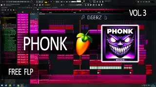 Phonk in FL Studio🎸+ FREE FLP Template🎹 (by DIGERZ)🔥#phonk #basshouse #trap #rap