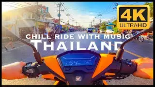 4K Thailand Chill Scooter Ride Music