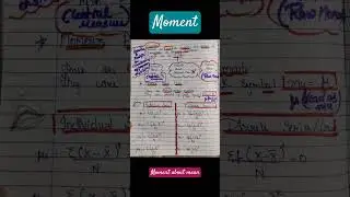 #ugc net #impt notes #economics #statistics #moment #shorts