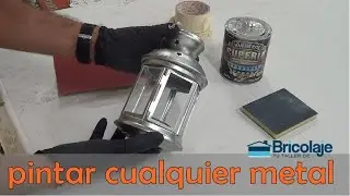 👉‍‍ Cómo PINTAR sobre METAL fácilmente