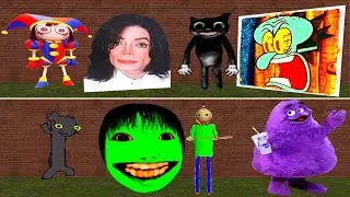 SOME NEXTBOTS CHASES ME IN BIG MAZE - GMOD