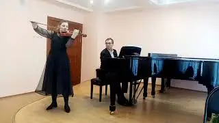 Тетеля Владислава 13 лет, 8 класс, Б. Дварионас Элегия, О. Новачек Непрерывное движение