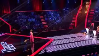 Настя Титова - Moon River  шоу Голос дети 1 сезон 3 выпуск