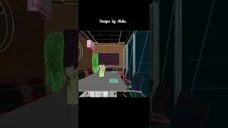 Interior lighting in vray 3ds max . 