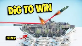Trying to WIN by only DIGGING HOLES - Strv 103C in War Thunder feat. @Spookston