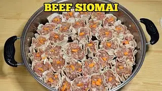 HOW TO MAKE BEEF SIOMAI | Siu Mai Recipe