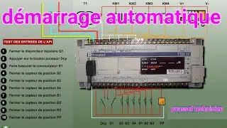 démarrage automatiser une circuit électrique sur ordinateur