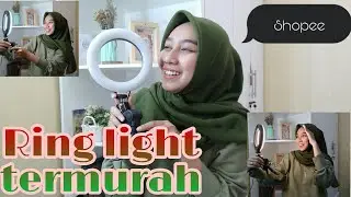 Unboxing & Riview RING LIGHT 16 cm di Shopee