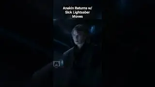 Anakin Returns w/ Sick Lightsaber Moves #starwars #ahsokaseries