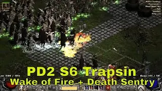 Project Diablo 2/ PD2 Assassin Death Sentry Fire Trapsin Season 6 Beta