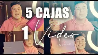 5 CAJAS 1 VIDEO  Glossy, LookFantastic, GoodieBox, Primor Box, BodyBox