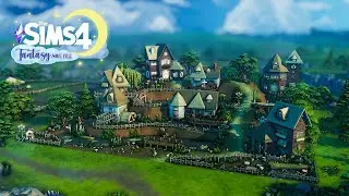 Fairy Village | Cottage Living & Base Game Only | Sims 4 Speed Build