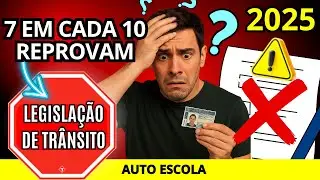 20 QUESTIONS that STUDENTS are FAILING, DETRAN 2025 Mock Exam