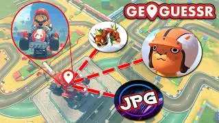 I Challenged YouTubers to Geoguessr in Mario Kart World