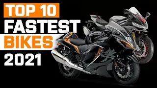Top 10 Fastest Motorcycles 2021 | Suzuki Hayabusa, Aprilia RSV4, GSX-R 1000, Panigale V4R...