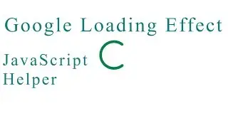 Google Loading Animation Effect HTML CSS only Lesson 3