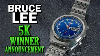 Seiko Bruce Lee Chronograph - Giveaway Winner Announcement!