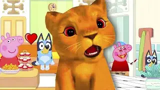 NUNCA DEIXE BLUEY FICAR SOZINHA COM A PEPPA PIG 3 HORAS DA MADRUGADA