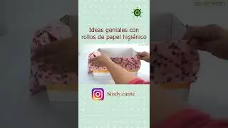 Manualidades creativas con rollos de papel higienico  #manualidades