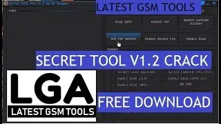 Secret tool Pro v1.2 Crack | Remove FRP Huawei, Samsung,Xiaomi,Oppo,Vivo