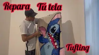 Cómo reparar tu tela tufting!! // no más hoyos en tu tela