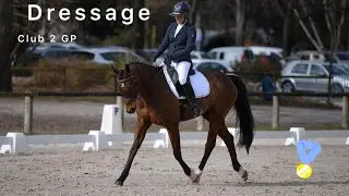 Concours dressage - club 2 GP - 3 eme place 🥉