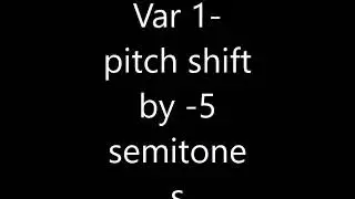 Theme and 4 variations on iphone ringtone made with audacity