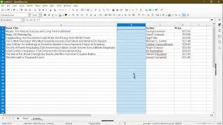How to Add Columns in LibreOffice Calc