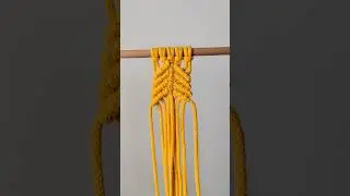 makramé falidísz minta / macrame pattern for beginners #macrametutorial