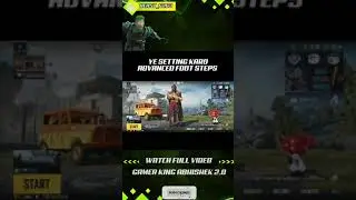 try this setting make adwance foot steps in bgmi bgmi best settings # #gka2.0 #gamerkingabhishek2.0