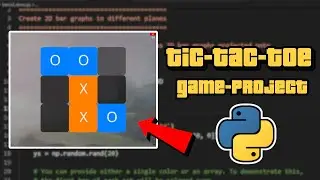Tic Tac Toe Game project using Python (Ursina engine)