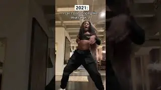 i went from dancing LIKE doja cat to dancing WITH doja cat 