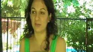 Ana Katz - Antes del rodaje de Los Marziano - K&S Films