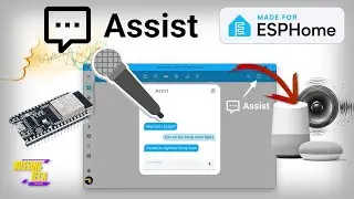 Voice Assist made with an ESP32 and ESPHome with response on external speaker!