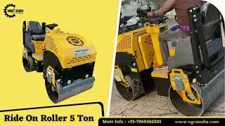 NextGen Ride On Roller 5Ton Compaction Mini Vibratory Road Roller Manufacturer & Supplier-7065566201