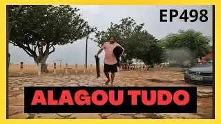 Vivendo e vendendo no meio de um alagamento na Praia EP498