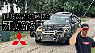 Mat Rempit Tukar Engine Kereta Turbo ? Edisi Arena 7Days