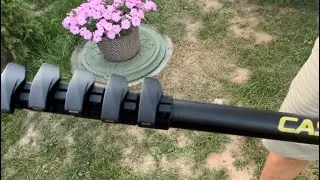Осмотр и испытание новой телескопической карбоновой штанги Cacsade Techno S 9м и модульные +3м