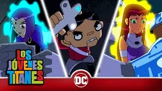 ¡Starfire y Raven Cambian De Cuerpos! | Los Jóvenes Titanes en Español