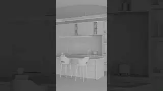 Vray Render Kitchen. 