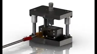 Штампа для резки труб.Чертежи. Round pipe shearing die