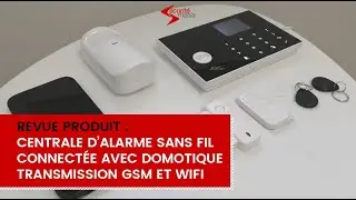 Centrale d'alarme connectée et domotique application Tuyasmart transmission gsm wifi