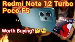 Redmi Note 12 Turbo / Poco F5 Unboxing Review and In Hand Feel Conversion as PoCo F5? Worth Buying ?