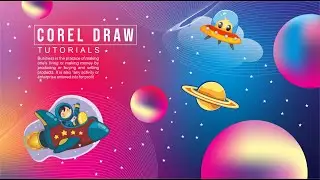 gradient background in coreldraw