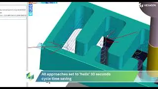 Roughing Cycle Minimum Helix control | EDGECAM 2022.0